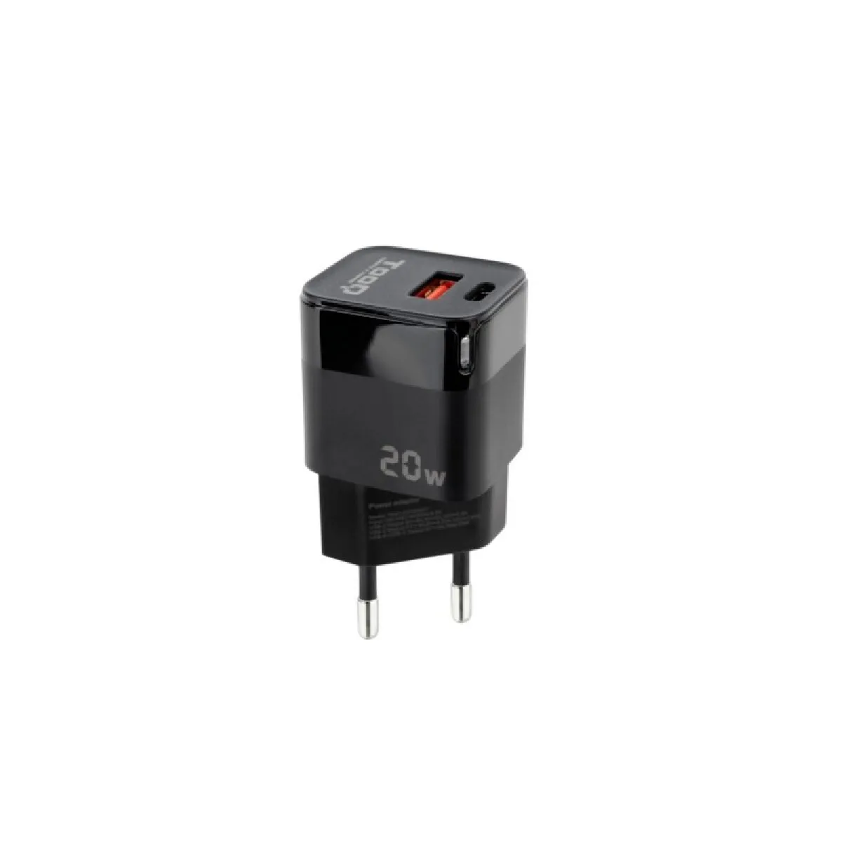 Tooq Chargeur Mural Usb Et Usb-C - 20 W