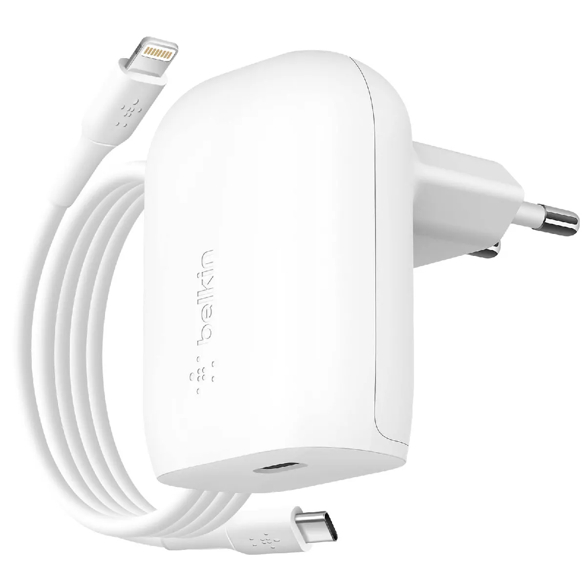Chargeur secteur USB C Power Delivery + USB A - vue 3