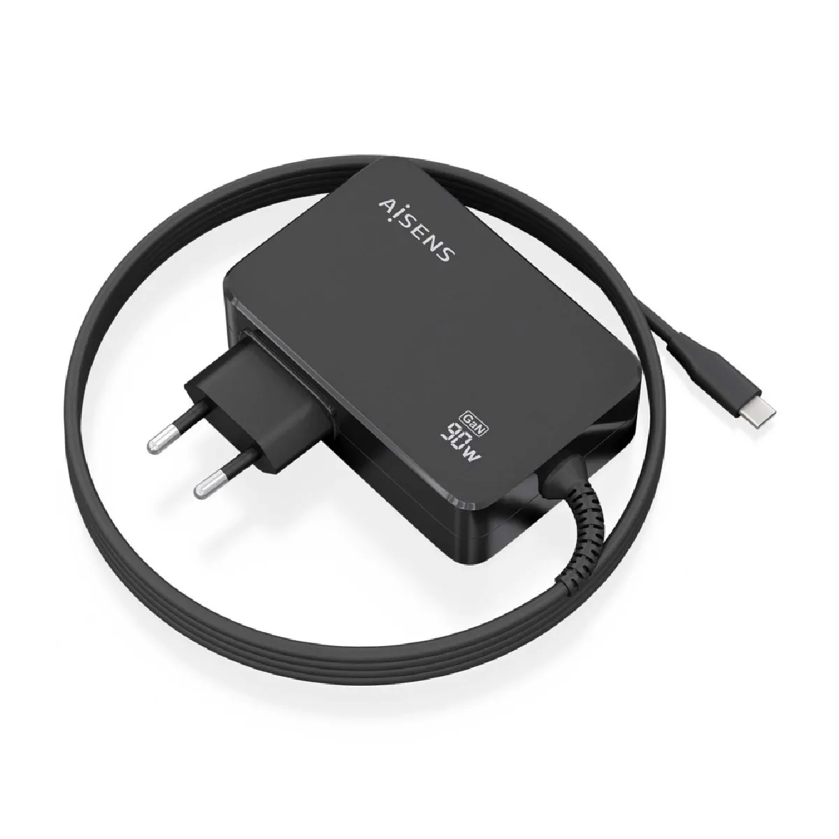 Aisens Noir Chargeur Secteur Gan - 90 W