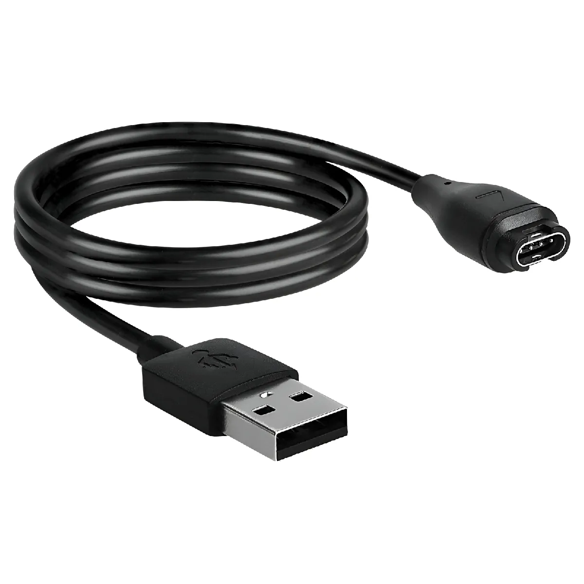 Avizar Noir Câble Usb Chargeur Pour Montre Connectée Garmin Silicone 1M