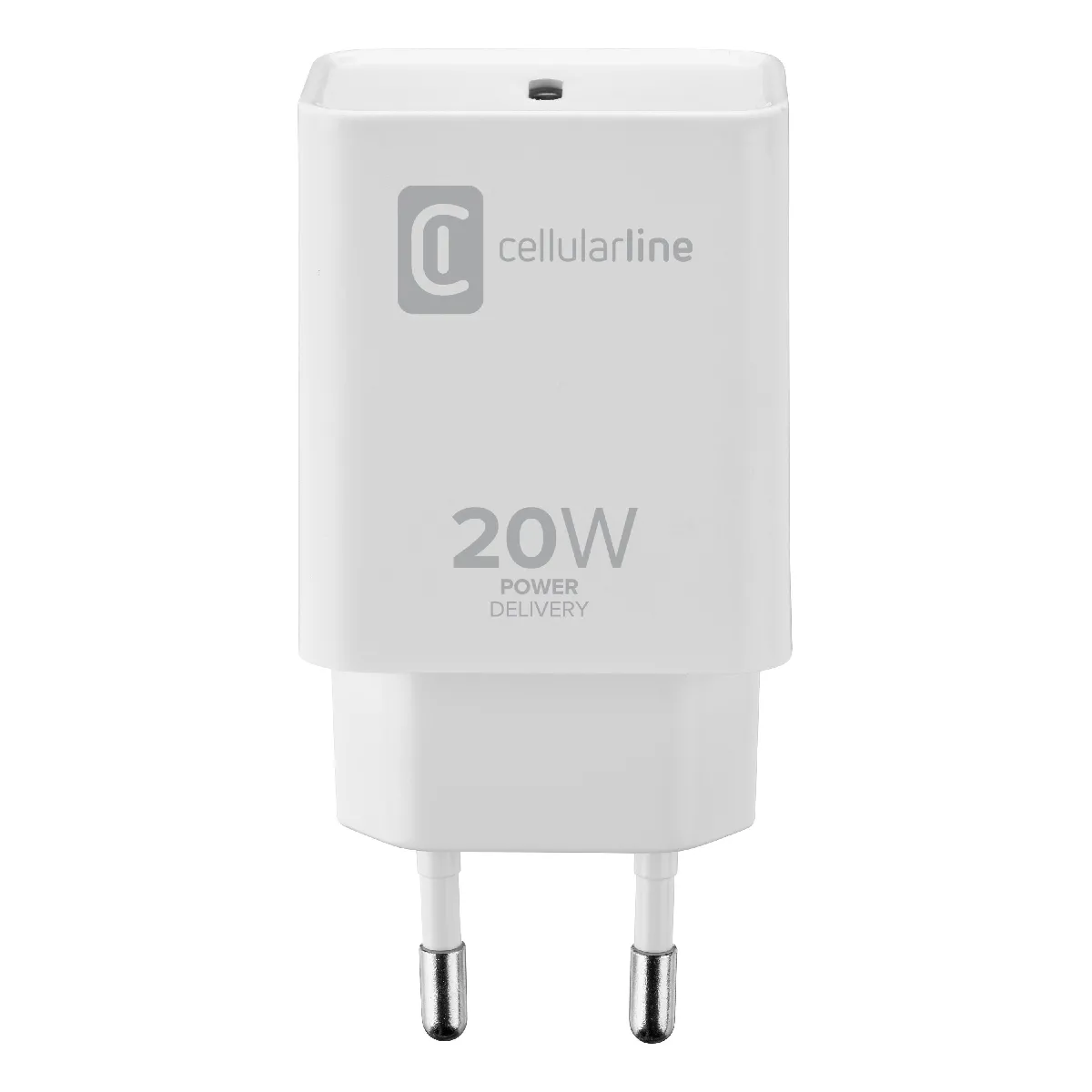 Cellular Line Chargeur Secteur Usb-C Charger 20W Pour Apple Iphone 8