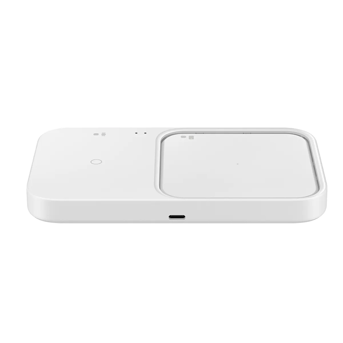 Samsung Pad Induction plat DUO Watch, Charge Rapide 15W (chargeur secteur non inclus) Blanc - vue 2