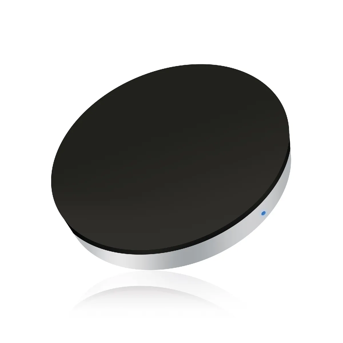 Zens Argent Single Mini Qi Chargeur Sans Fil Avec Induction - Noir - Neuf - Image 3