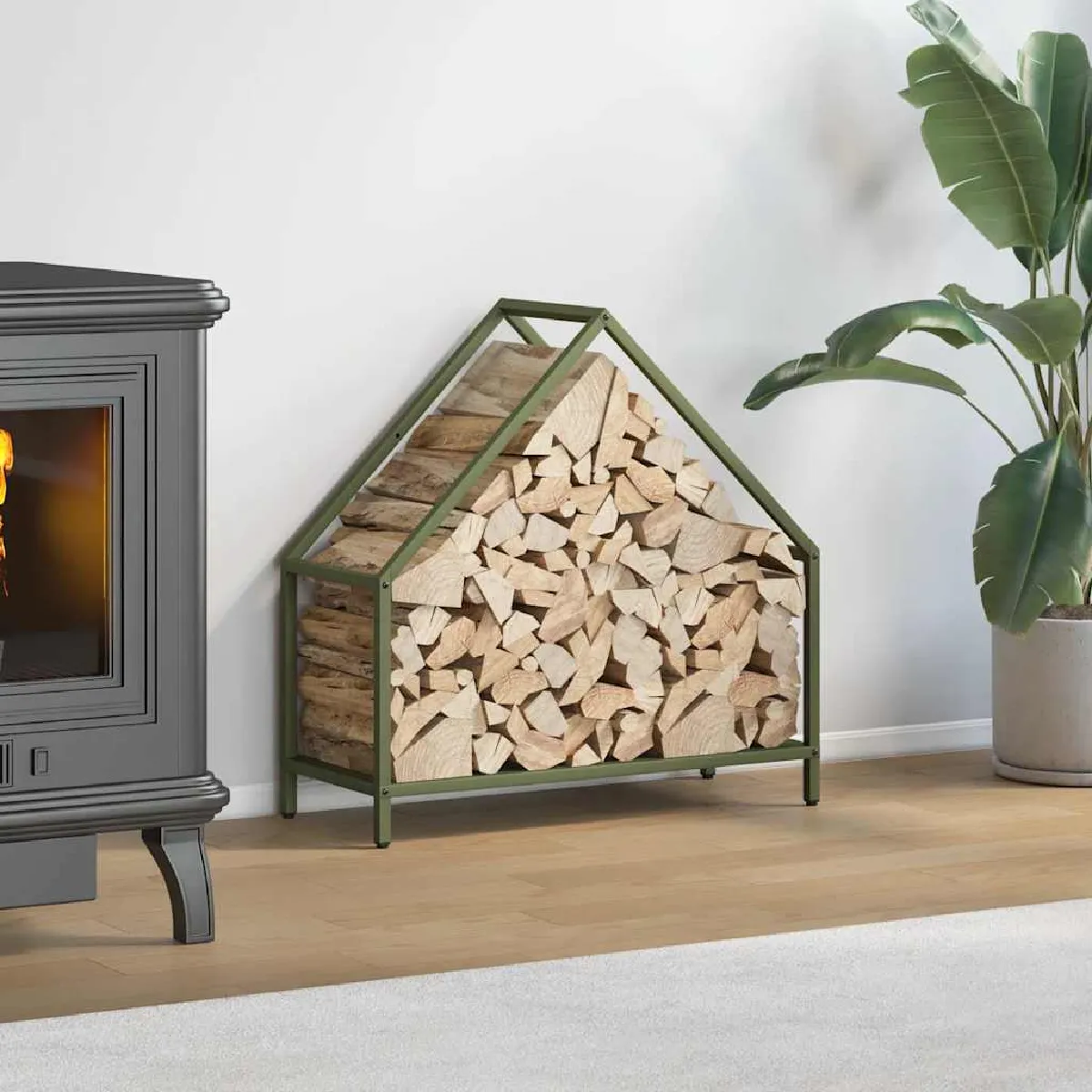 vidaXL Portant de bois chauffage 60x25x60 cm 864282 - vue 3