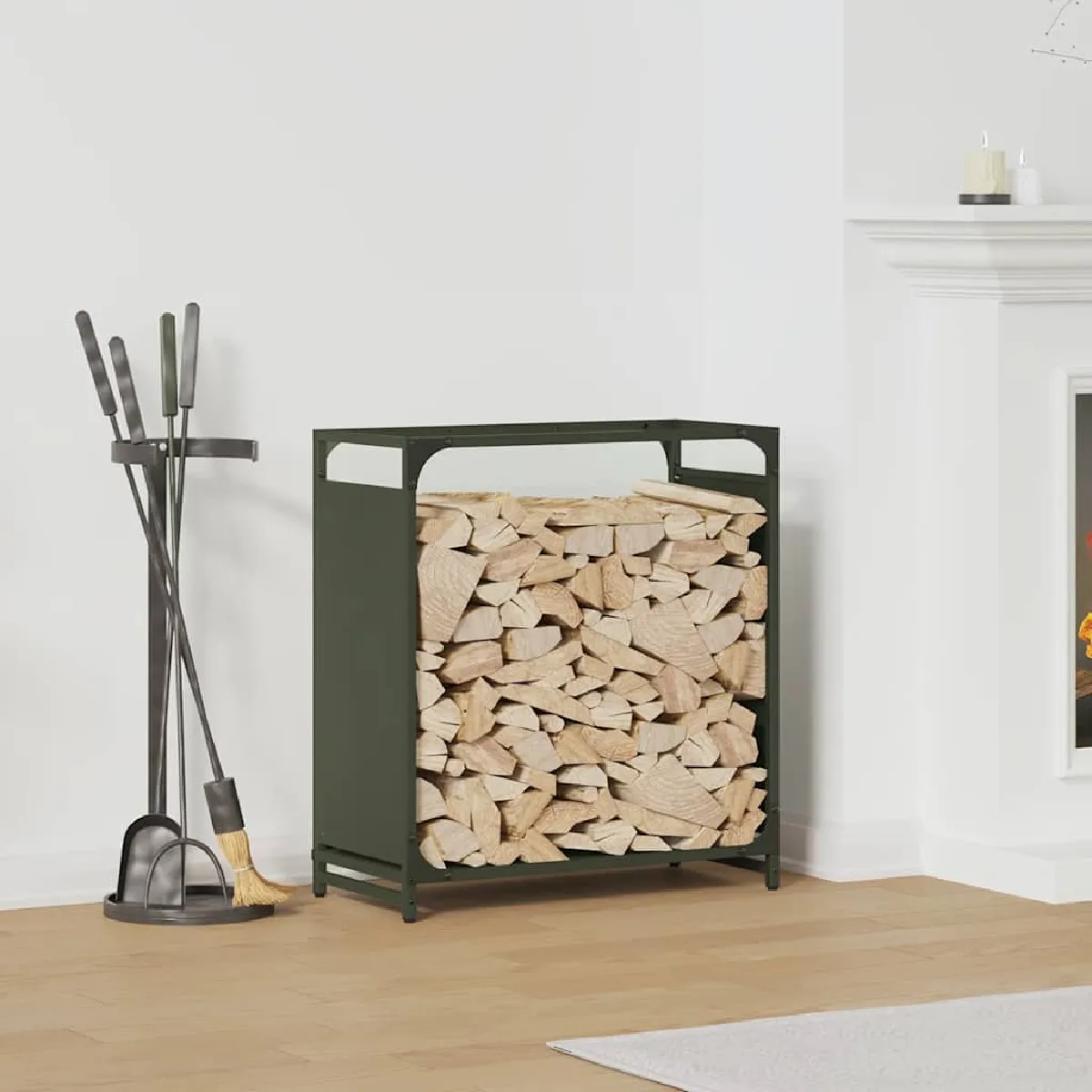 vidaXL Portant de bois chauffage 60x28x65 cm - vue 4