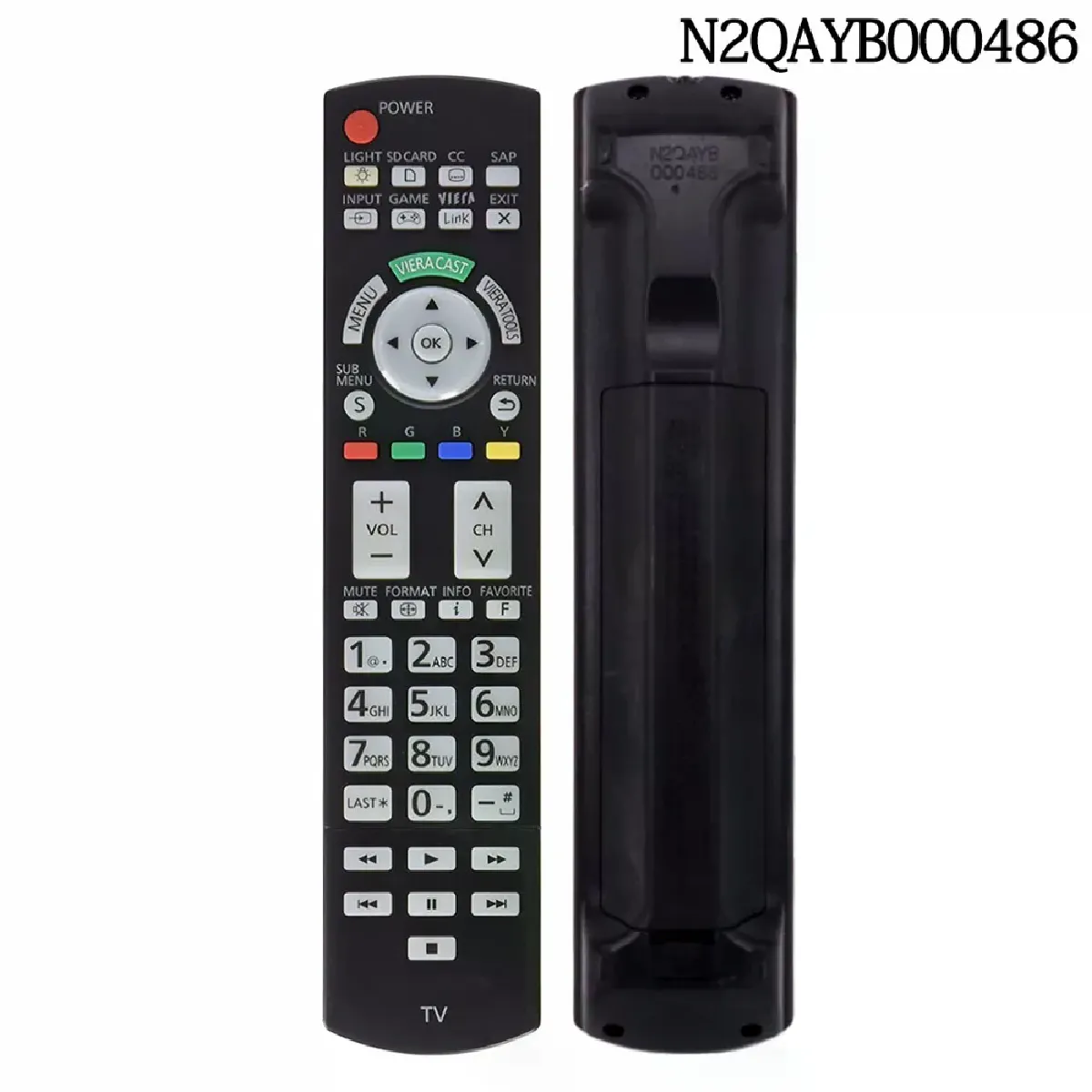 Télécommande TV pour Panasonic