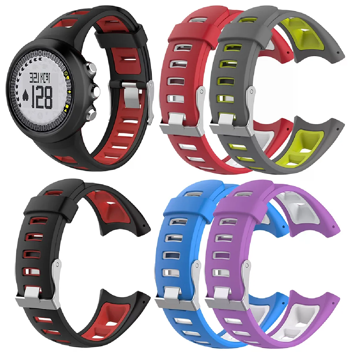 Bracelet bicolore pour SUUNTO Quest M Series