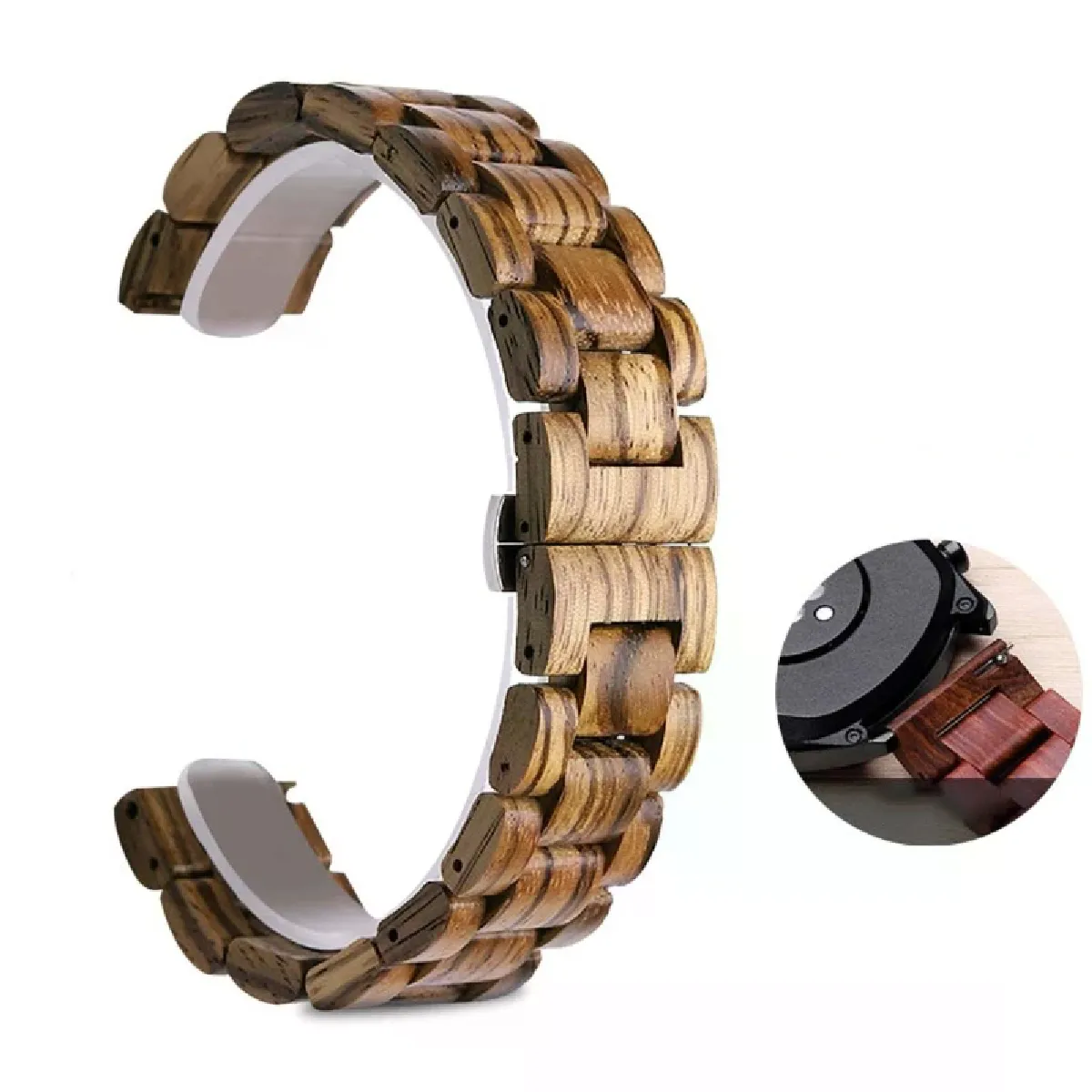 Bracelet en bois 20mm/22mm pour Huawei Watch GT Bracelet en bois 20mm/22mm pour Huawei Watch GT