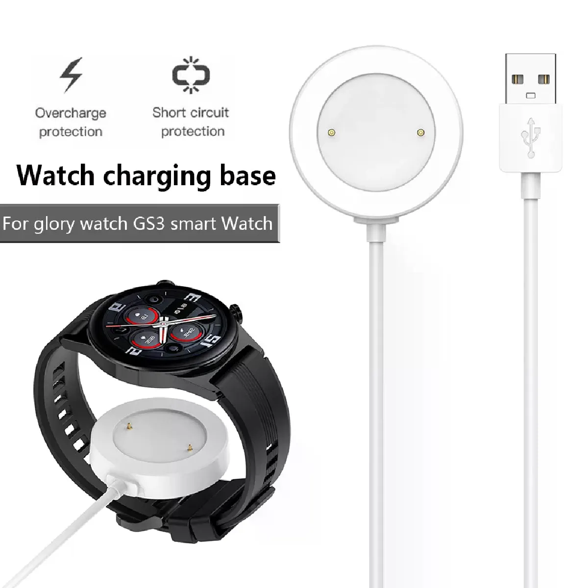 Base di ricarica magnetica for (Honor) Smartwatch 4/GS4/GS3