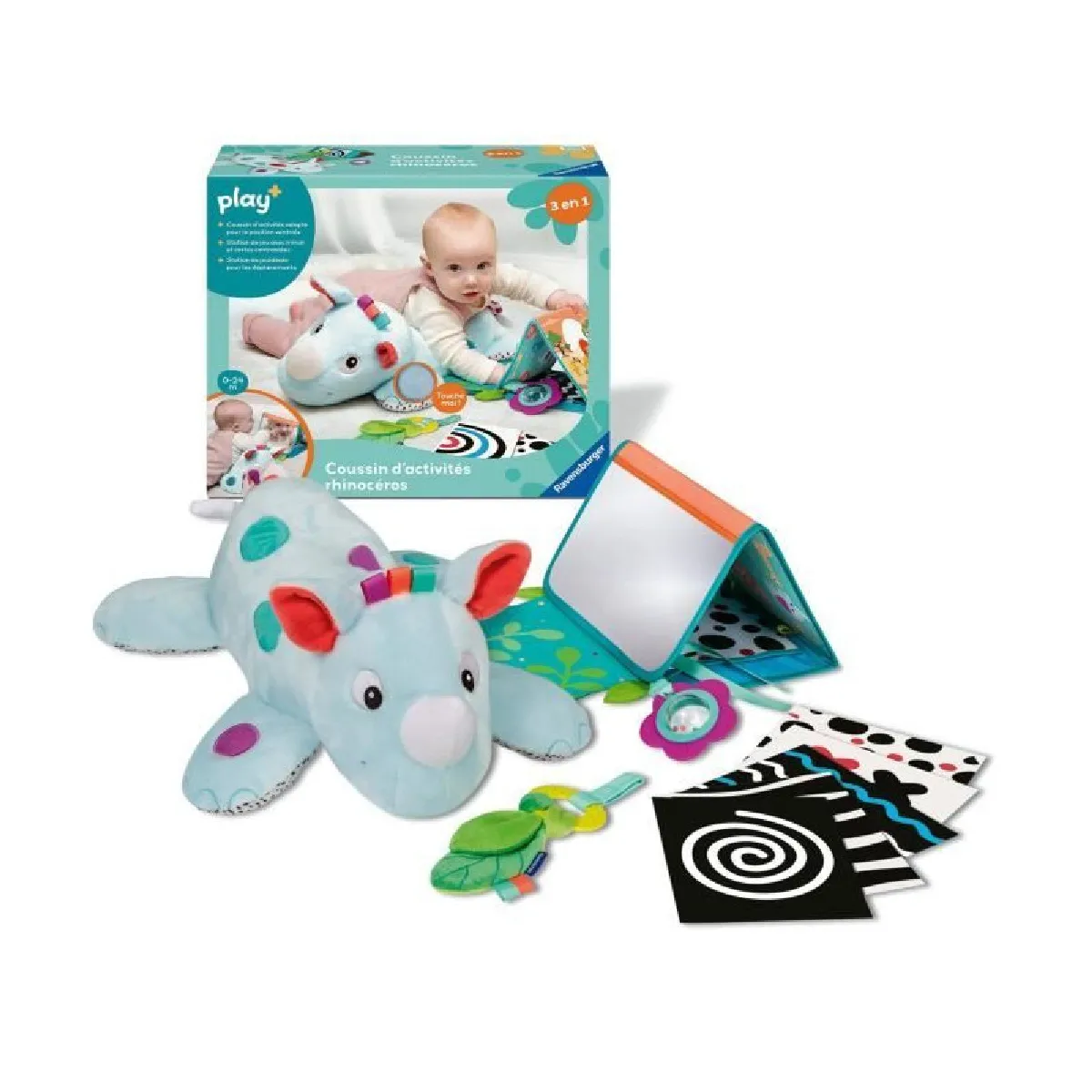 RAVENSBURGER Jouet Rhinocéros Bébé
