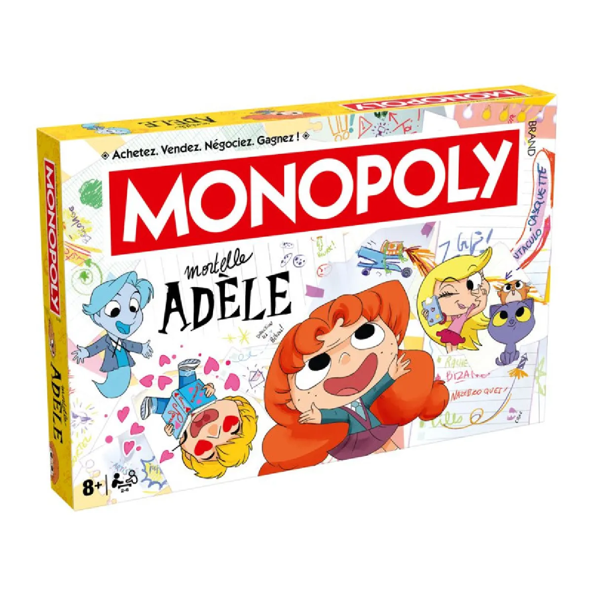Winning Moves Jeu D'ambiance Monopoly Mortelle Adèle