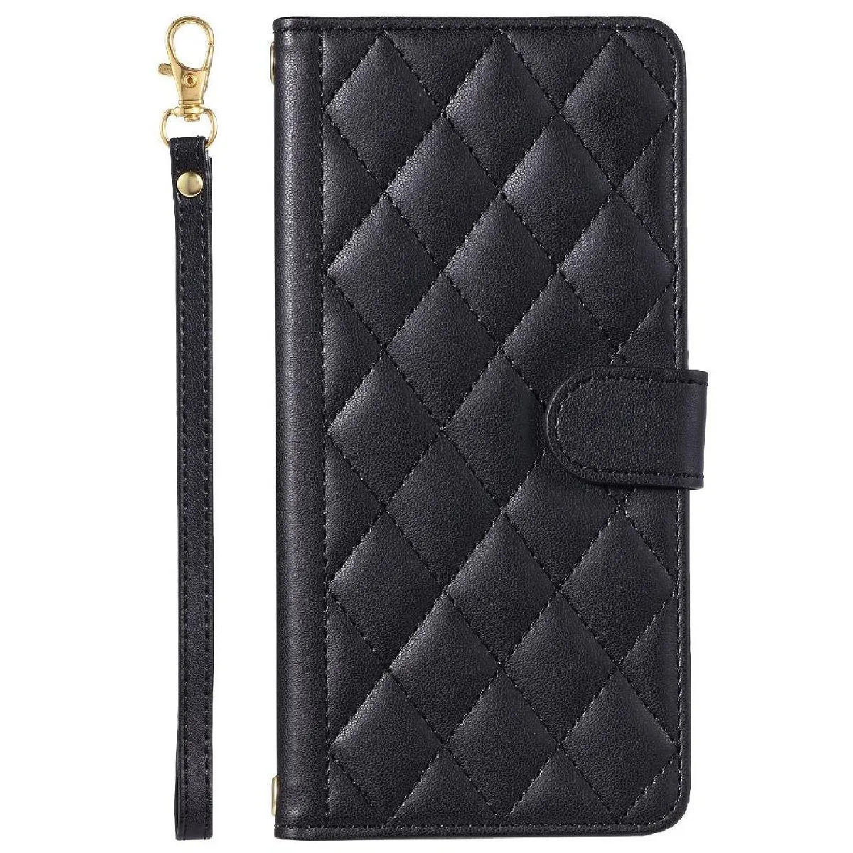 Générique Noir Coque Portefeuille En Similicuir Motorola Moto Edge 40