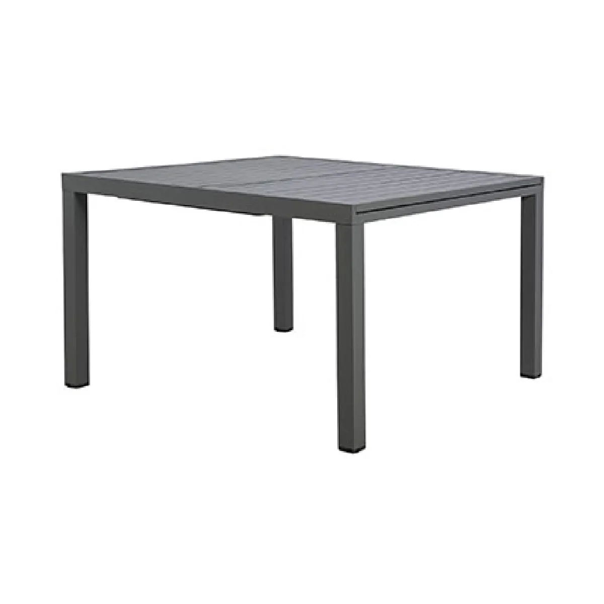 Mes Salon de jardin table carrée extensible - Gris