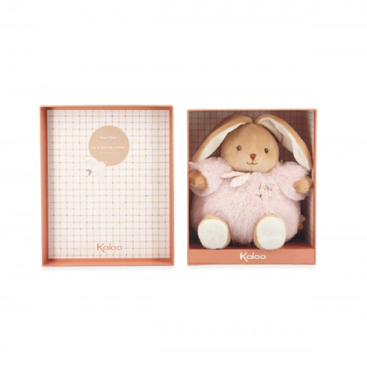 Non Communiqué Beige Patapouf Lapin Rose - 17 Cm - Image 3