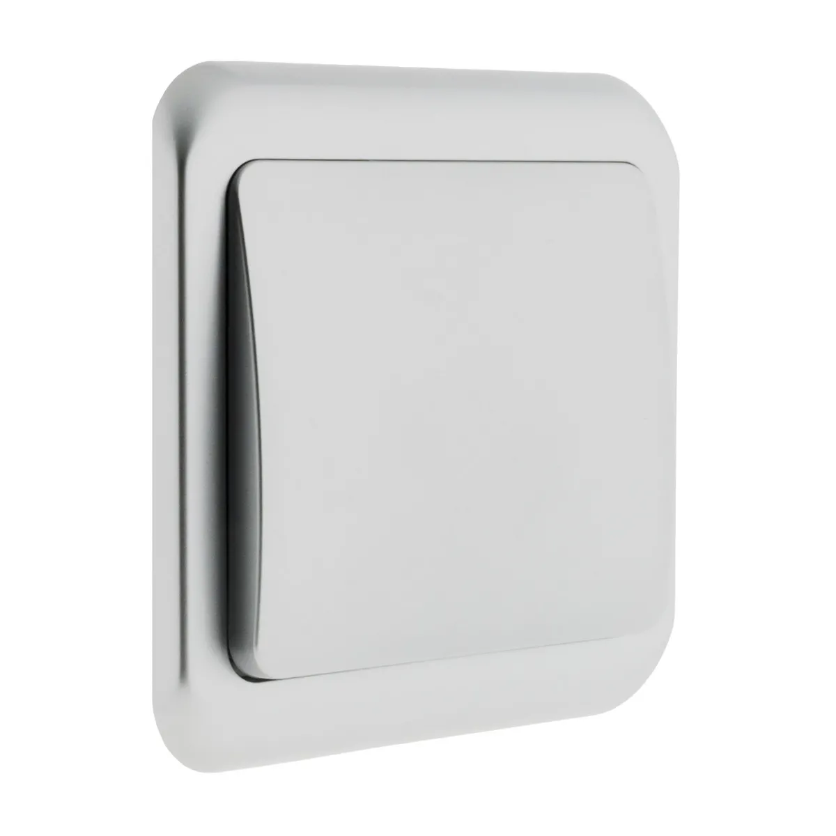 Zenitech - Interrupteur transversal encastré - Chrome - Image 3