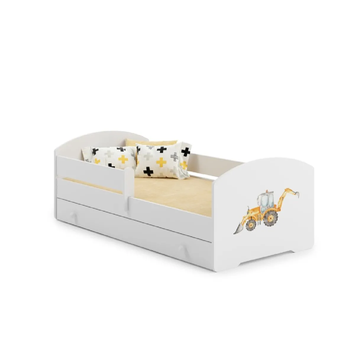 Lit enfant Tracteur 140x70