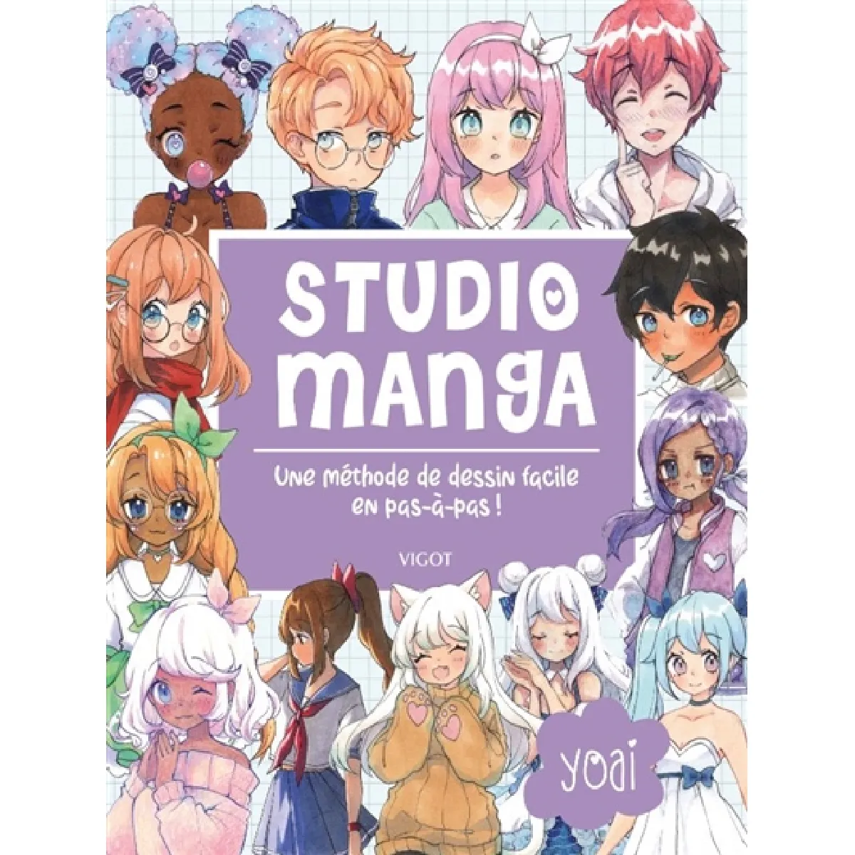 Studio manga : une méthode de dessin facile en pas-à-pas !