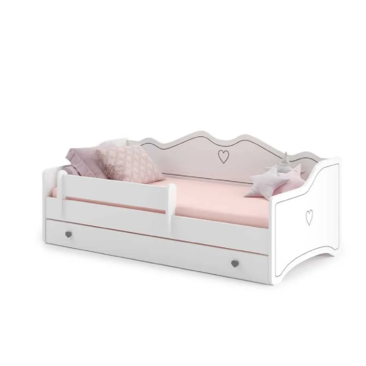 Lit enfant Lola 140x70 Gris