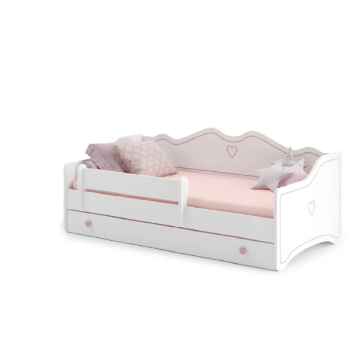 1001Jouets Rose Lit Enfant Lola 140X70
