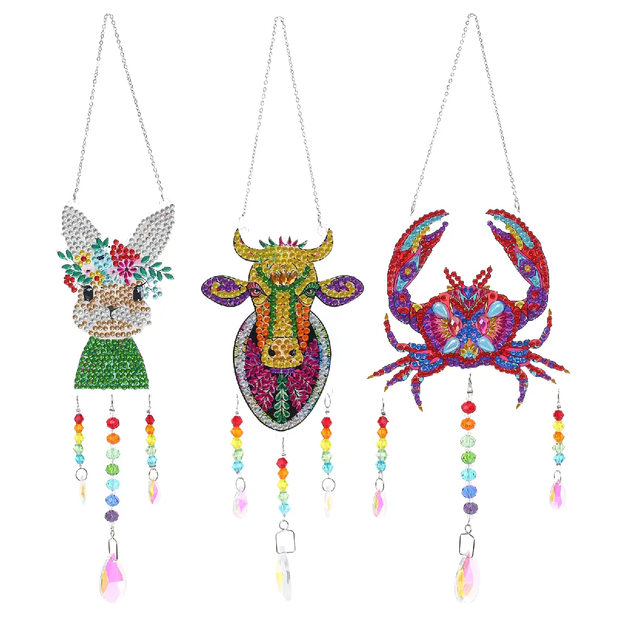 Carillon à vent 5D diamant