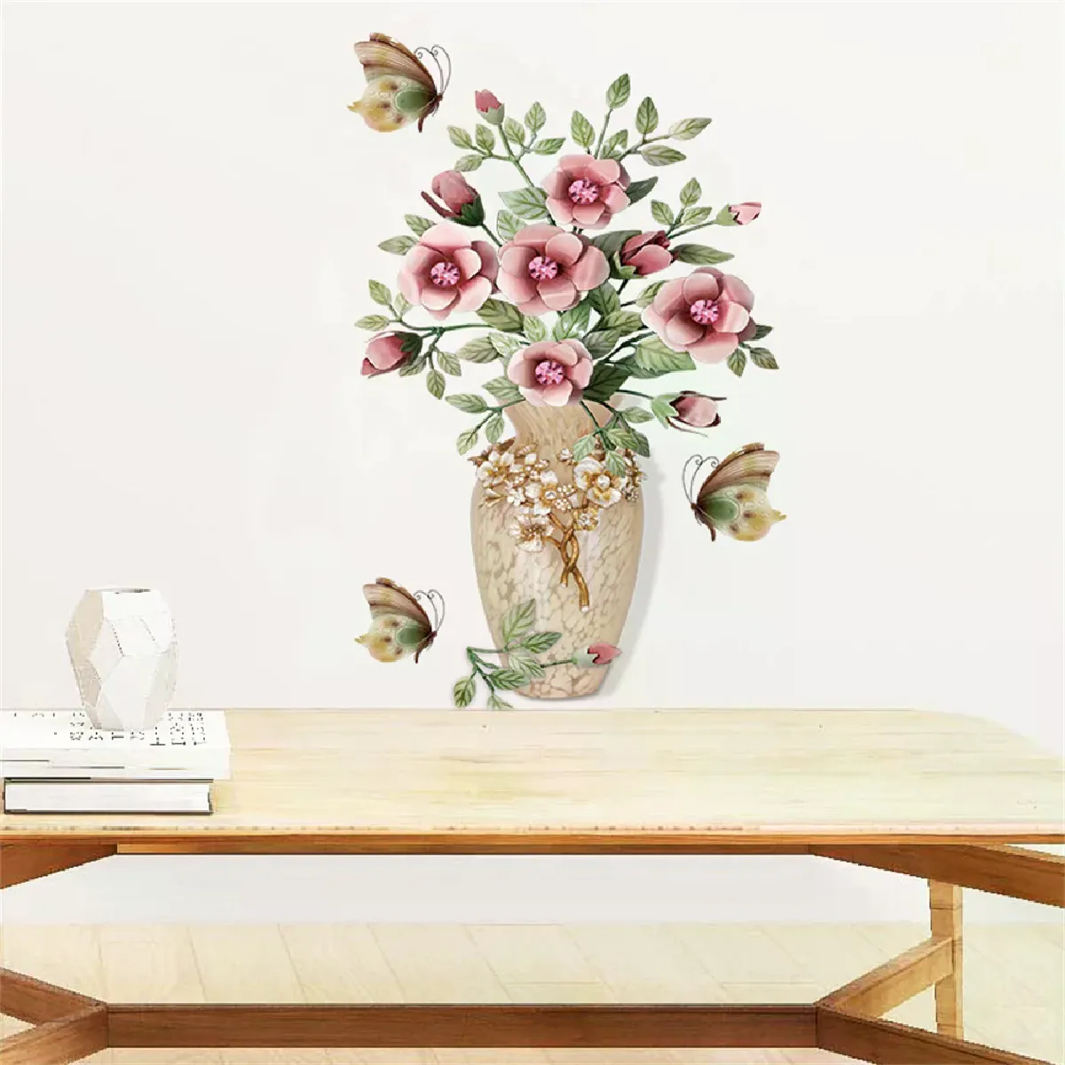 Autocollant Mural Vase 40x60cm - Style Chinois