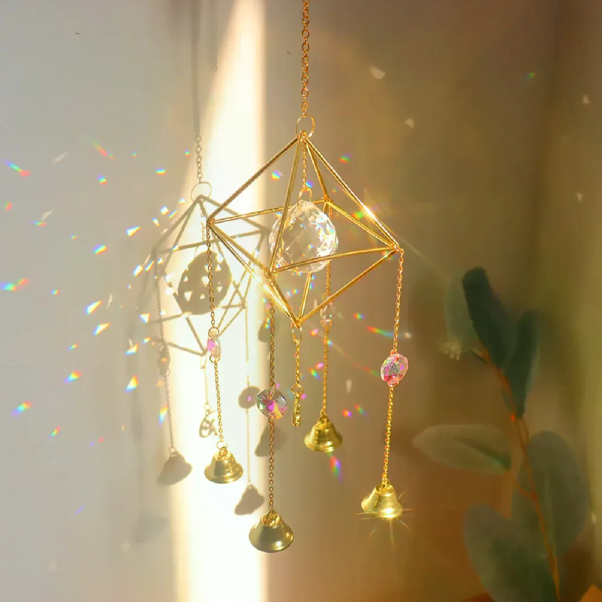 Lampe suspendue en cristal