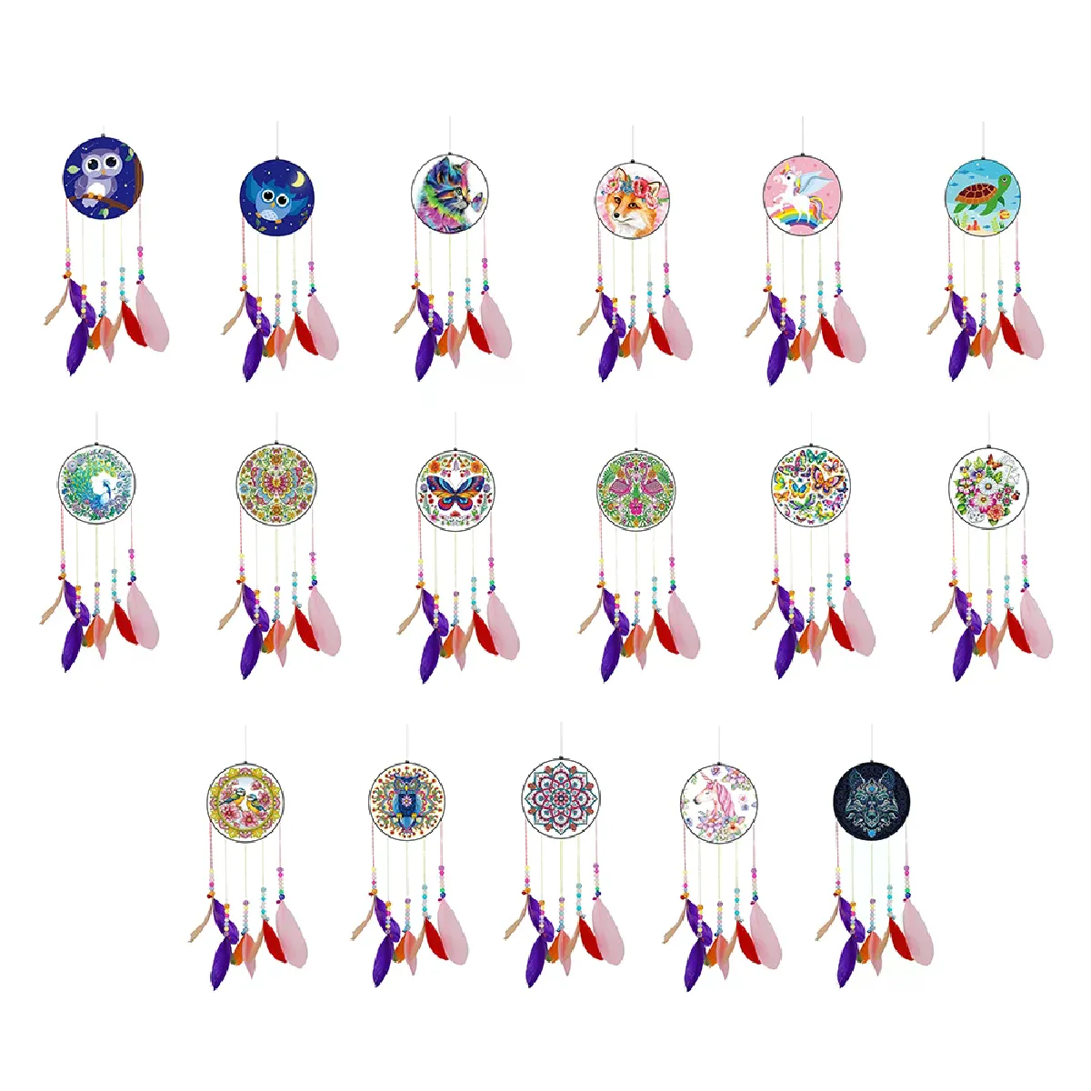 Carillon à vent 5D diamant - vue 2