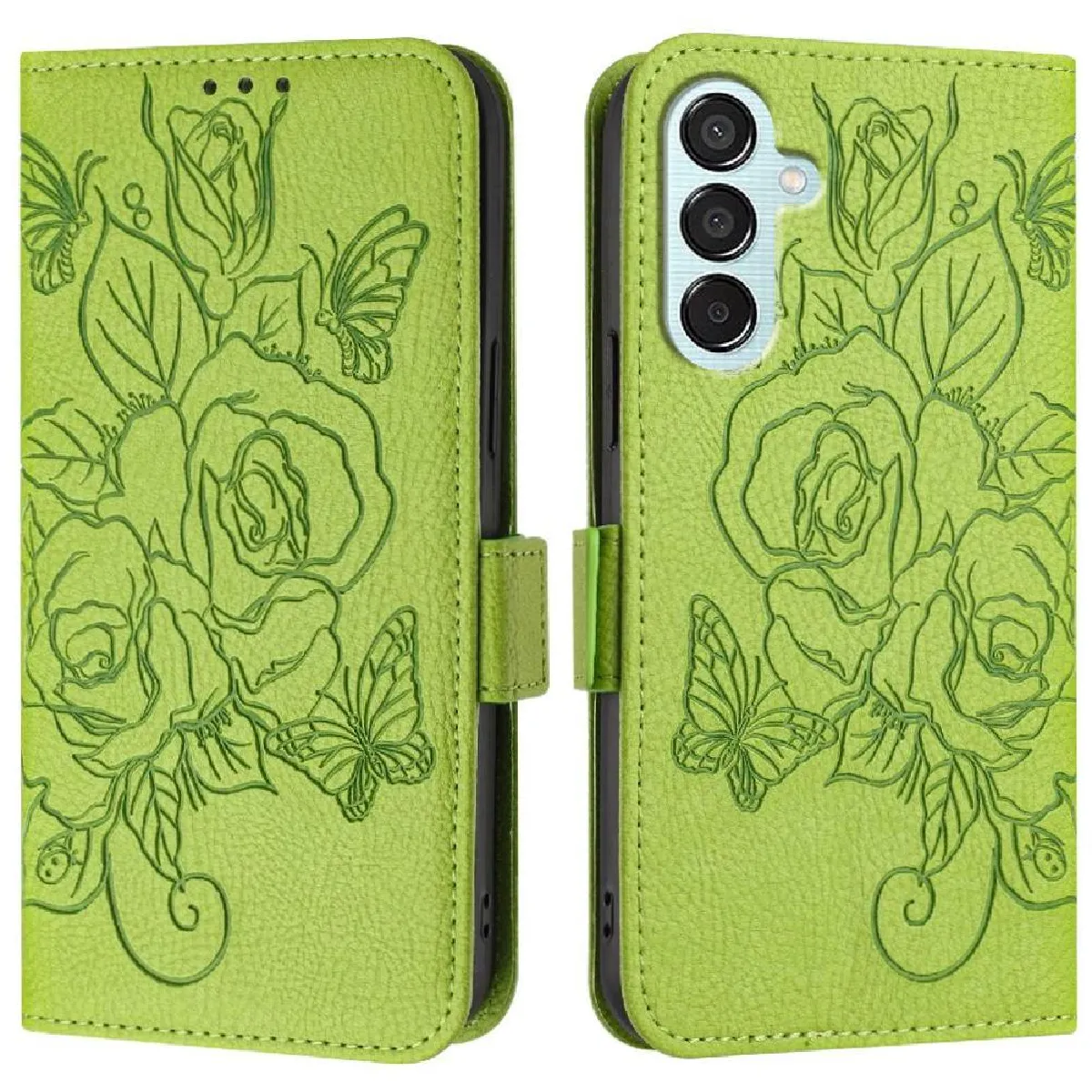 Générique Vert Coque Portefeuille Foxdock Samsung Galaxy M15