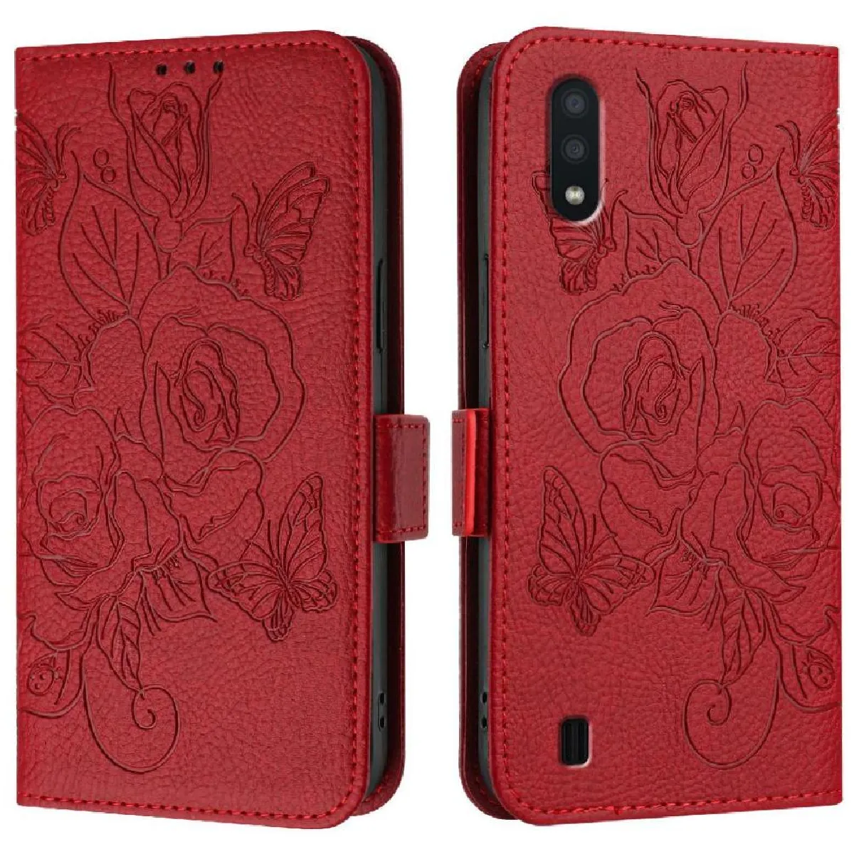 Générique Rouge Étui Antichoc Magnétique Samsung Galaxy A10