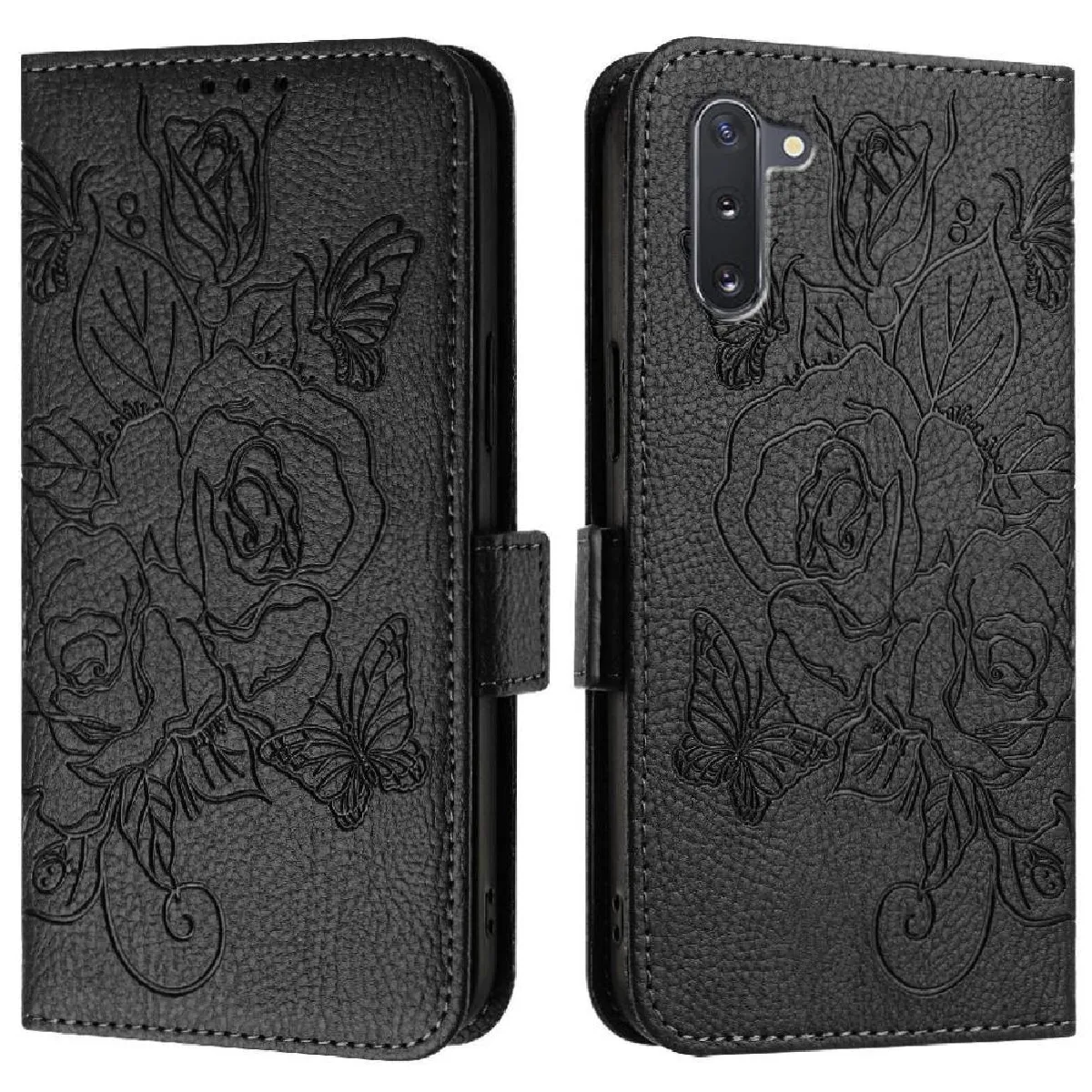 Générique Noir Étui Portefeuille Foxdock Samsung Galaxy Note10