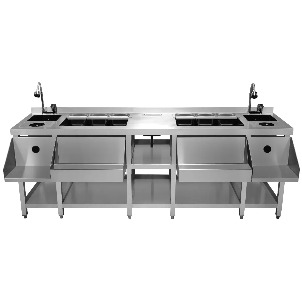 Station Double Jumelle pour Bar à Cocktails
