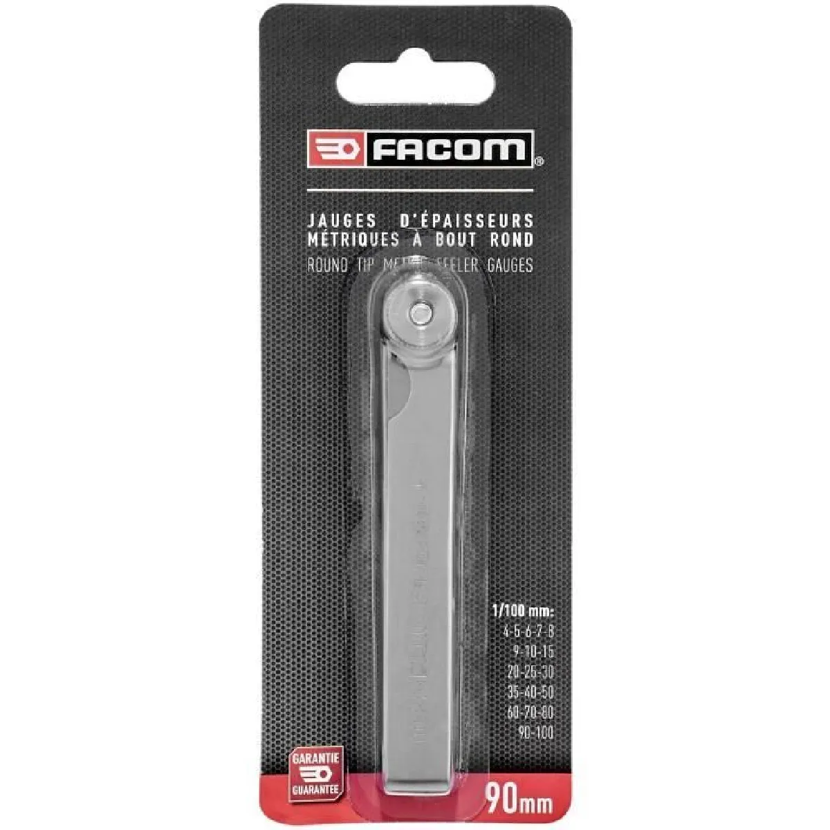Facom Jauge 19 Lames - 1618.00PB - Longueur des lames: 90 mm