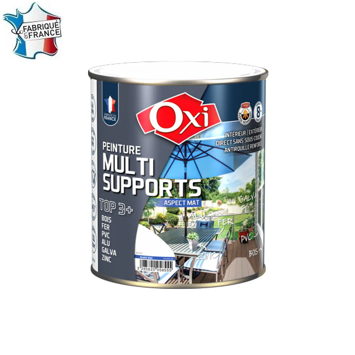 OXI Peinture multi supports - TOP 3+ Bordeaux