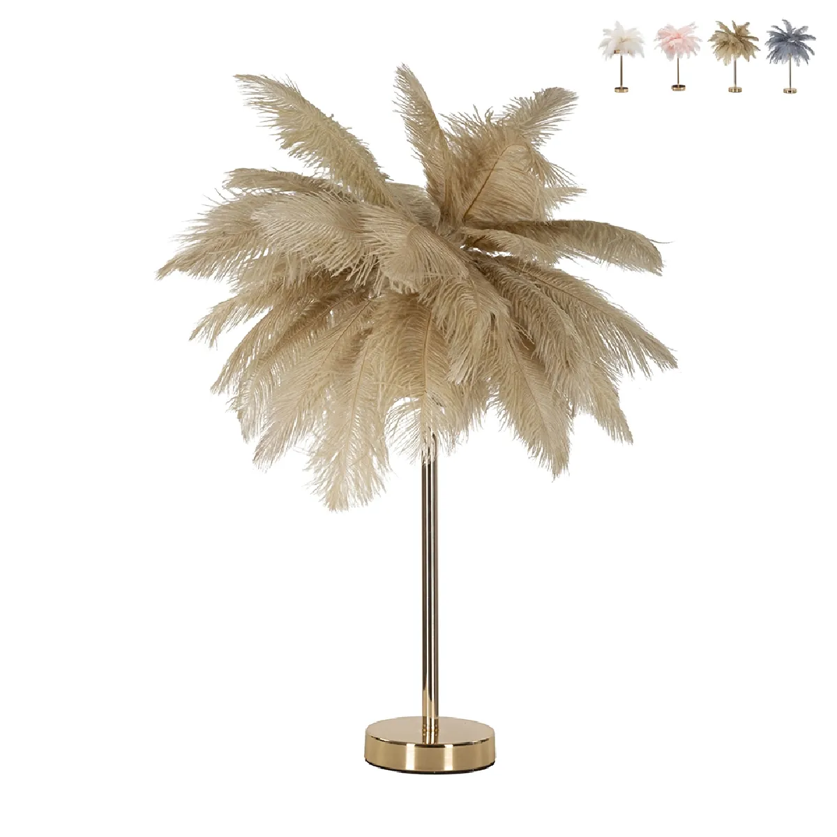Mauro Ferretti Lampe de Table Palm S - Marron