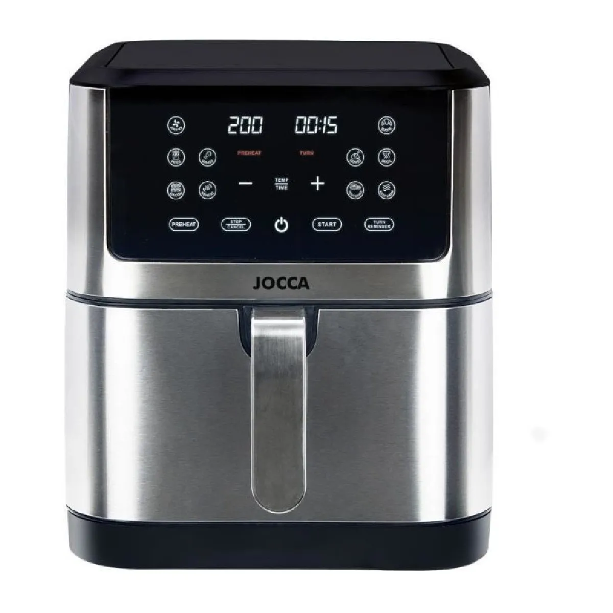 Friteuse sans huile - 2193 - 8L - 1800 W - 30,3 x 38,3 x 35,1 cm - Acier inoxydable