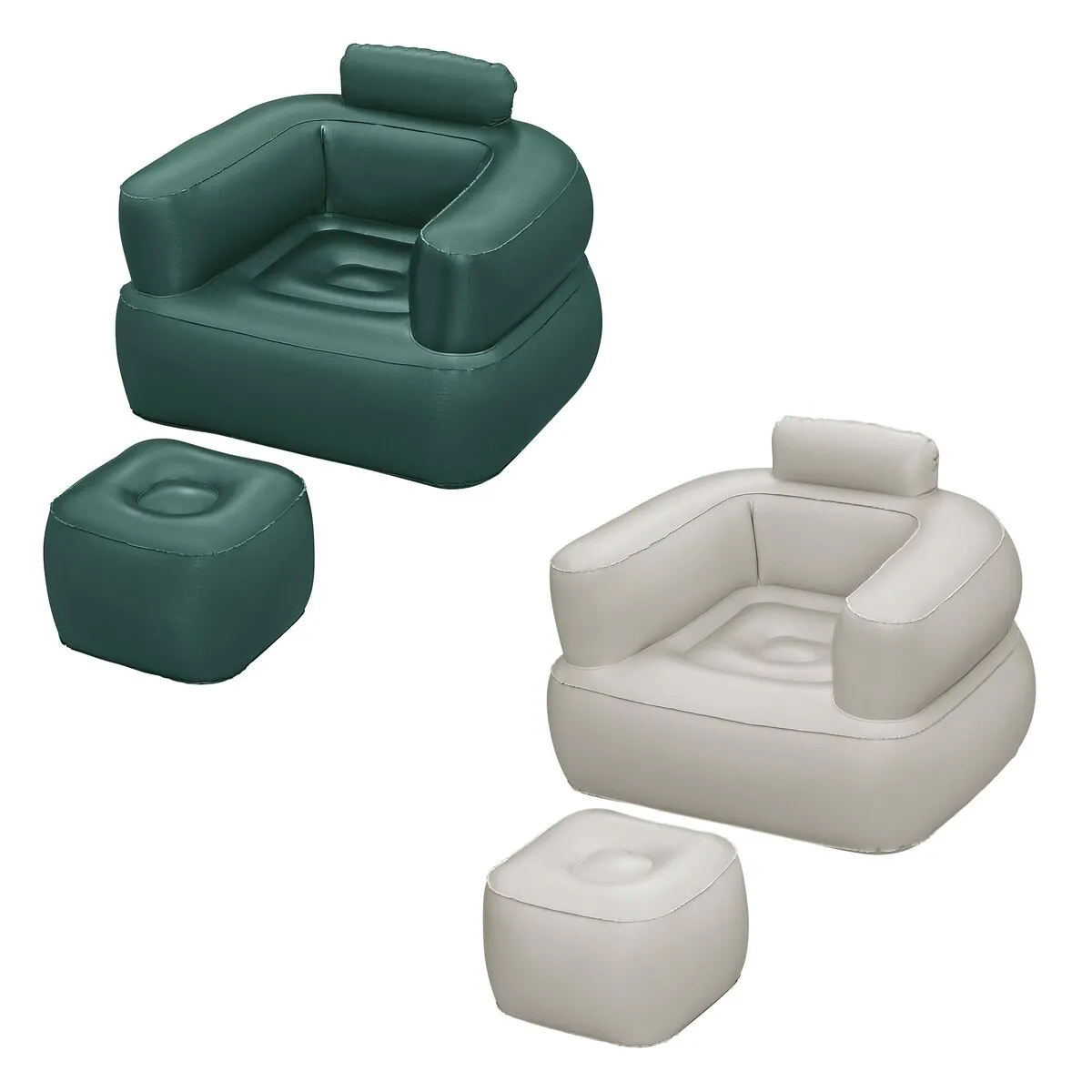 Bestway Fauteuil avec Repose-pieds Multicouleur