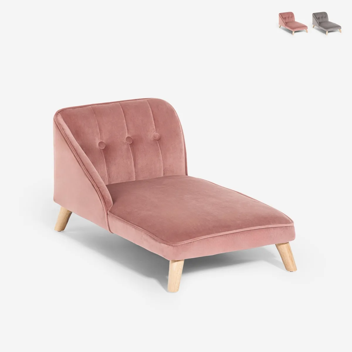 Ahd amazing home design fauteuil chaise longue - Rose Ahd amazing home design fauteuil chaise longue - Rose