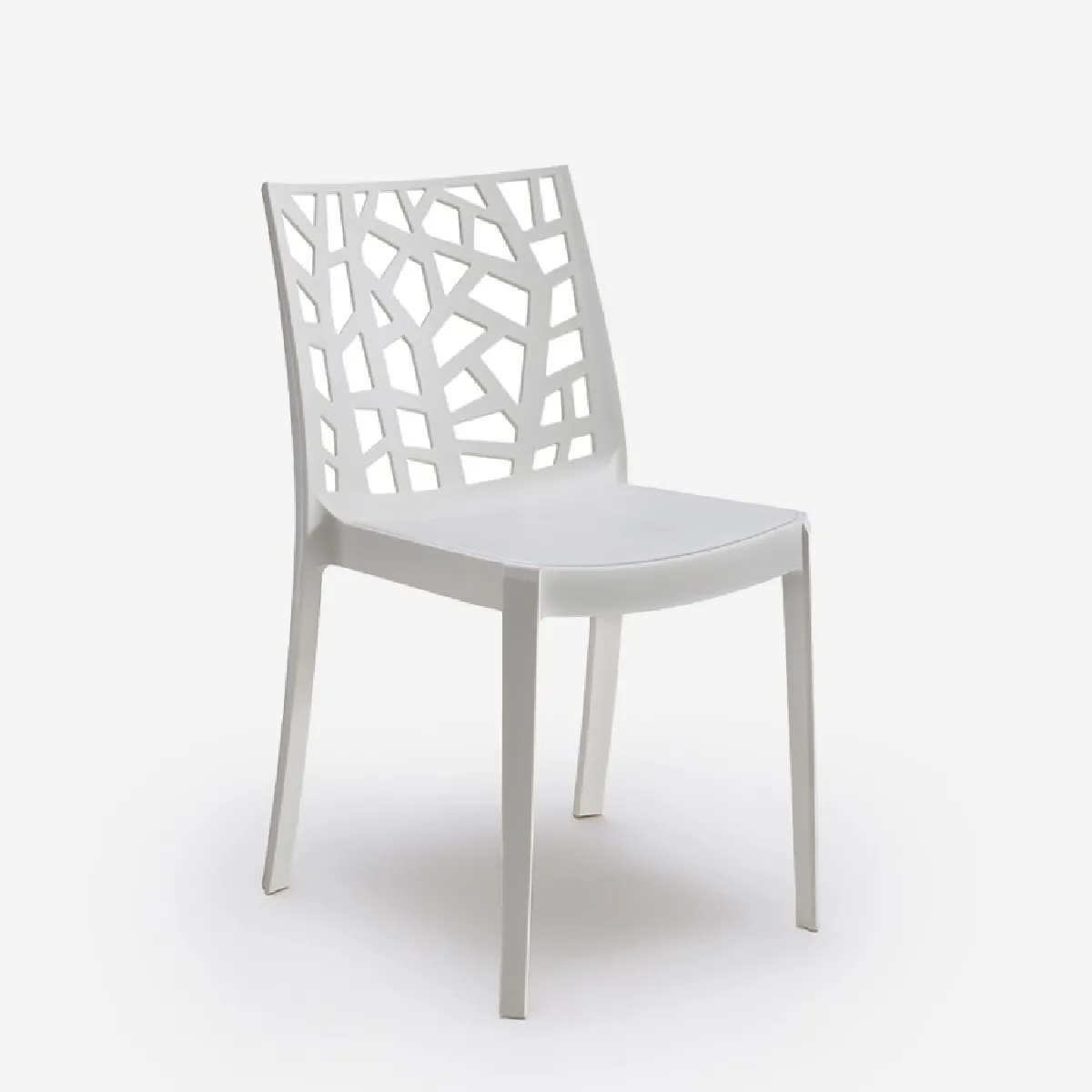 Bica Chaise de jardin empilable - Blanc Bica Chaise de jardin empilable - Blanc