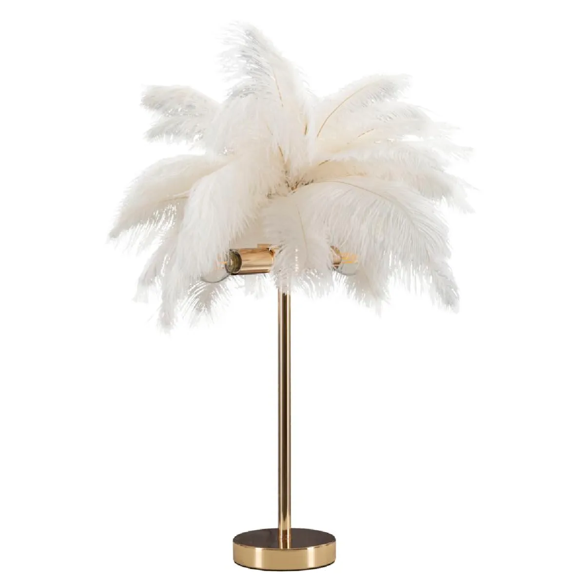 Mauro Ferretti Doré Lampe De Table Palm - Image 2