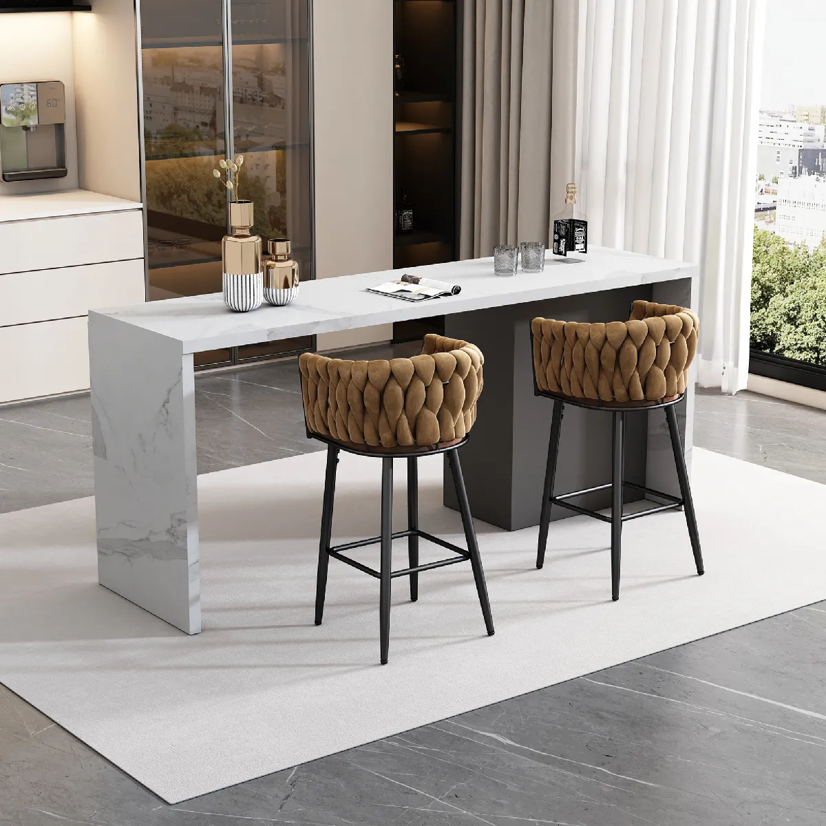 Lot De 2 Chaises De Salle à Manger Polyester MELFORT | Leroy Merlin