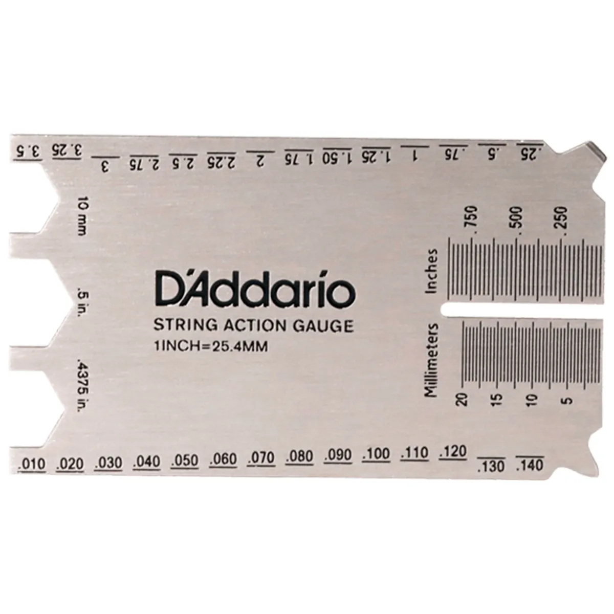 Daddario D'addario Outil De Mesure De Hauteur Des Cordes Pour Guitare
