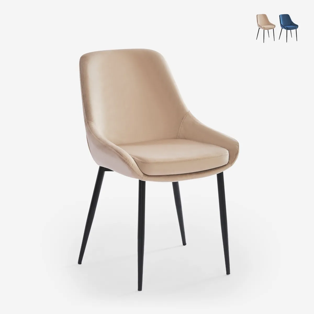 AHD Chaise Rembourrée Jarva - Beige AHD Chaise Rembourrée Jarva - Beige