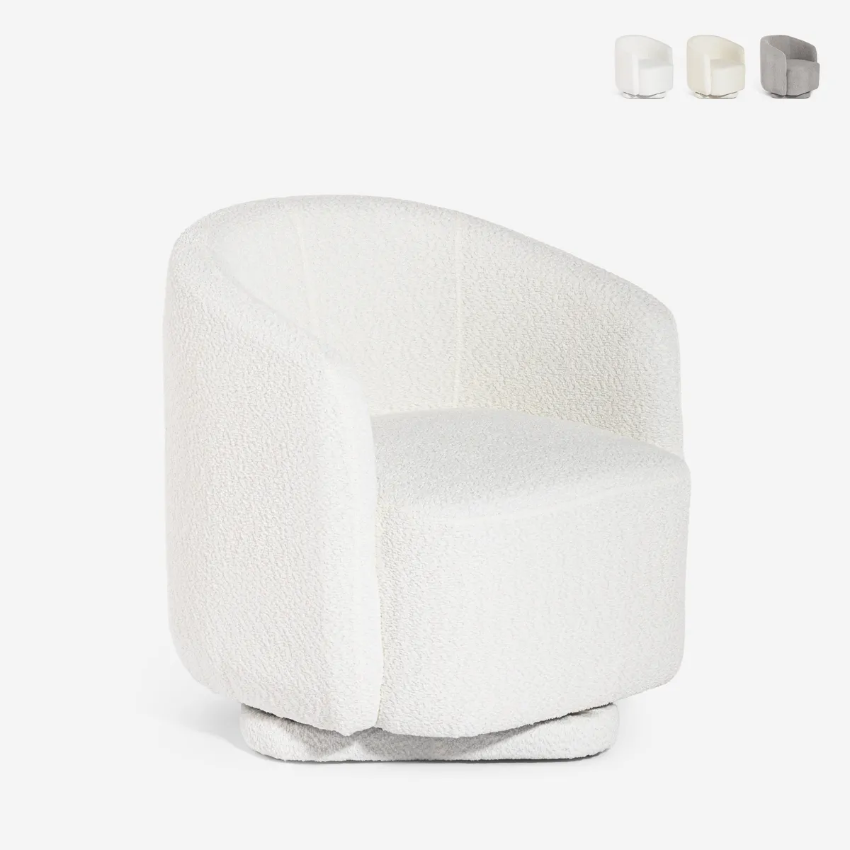 Ahd amazing home design fauteuil Orav - Blanc Ahd amazing home design fauteuil Orav - Blanc