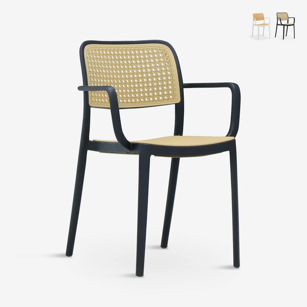 Ahd amazing home design chaise de jardin - Noir Ahd amazing home design chaise de jardin - Noir
