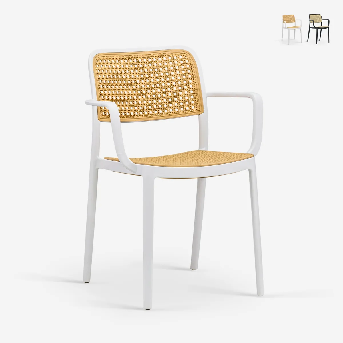 Ahd amazing home design chaise de jardin Varmi - Blanc Ahd amazing home design chaise de jardin Varmi - Blanc