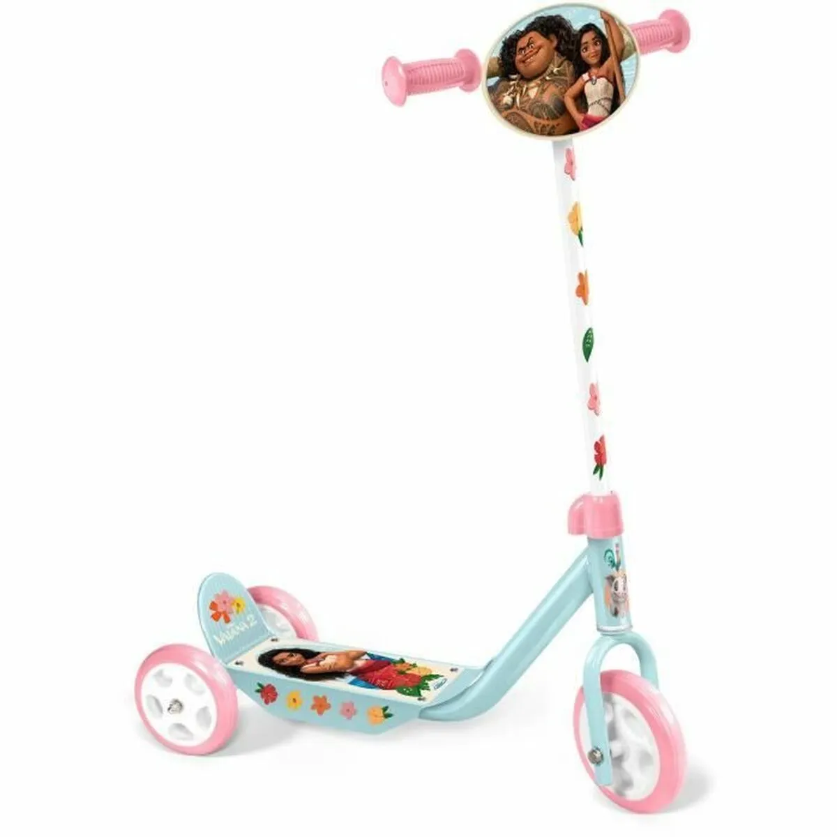 Trottinette 3 Roues DISNEY Vaiana – Ajustable en Hauteur, Large Plateau Antidérapant - vue 5