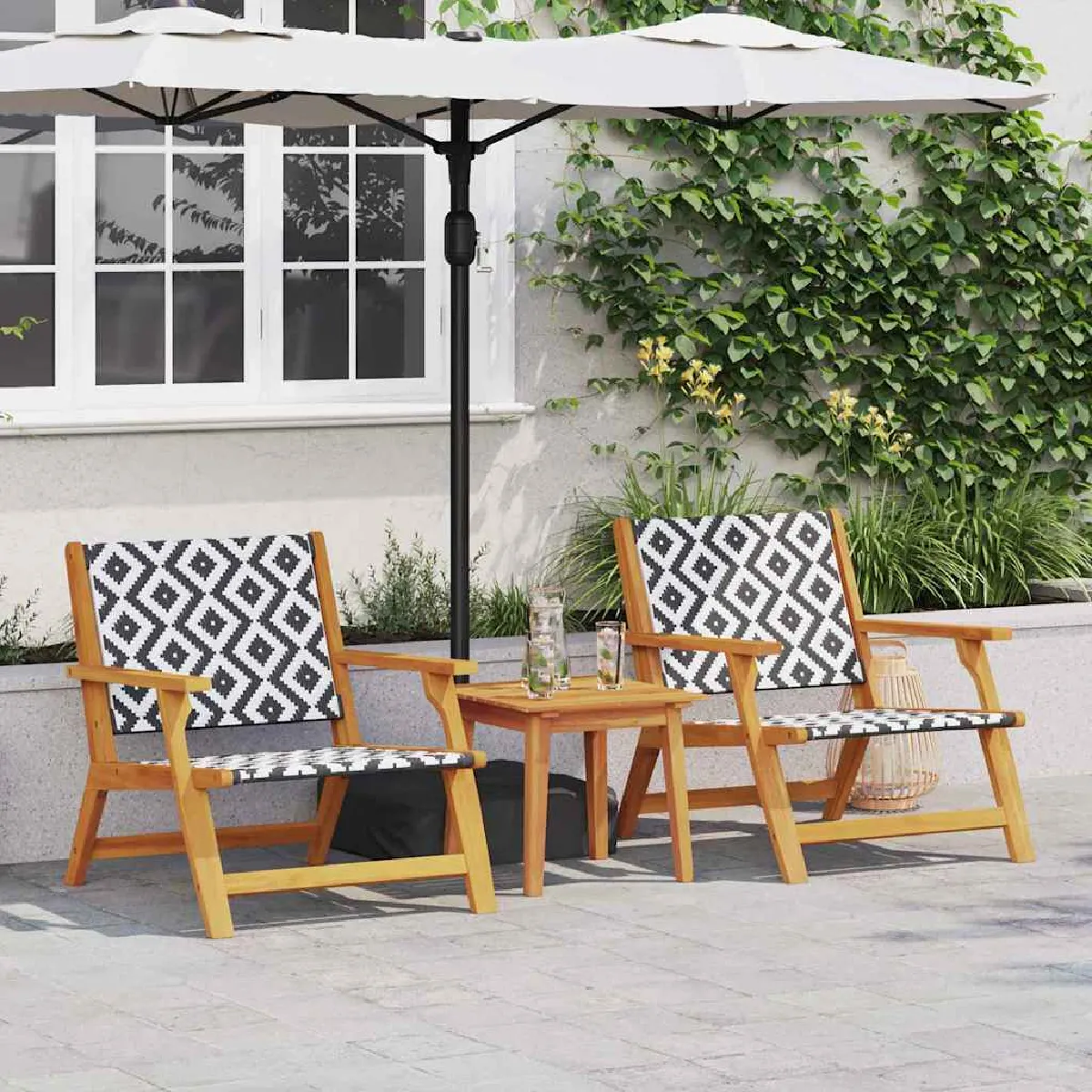 vidaXL Chaises de jardin et