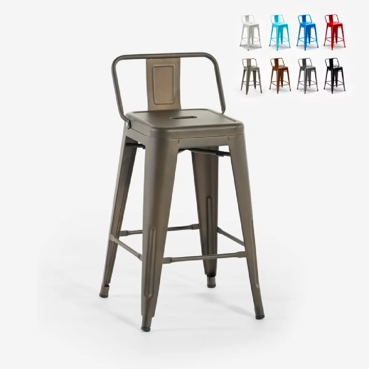 Ahd Amazing Home Design Tabouret Steel Top - Bronze