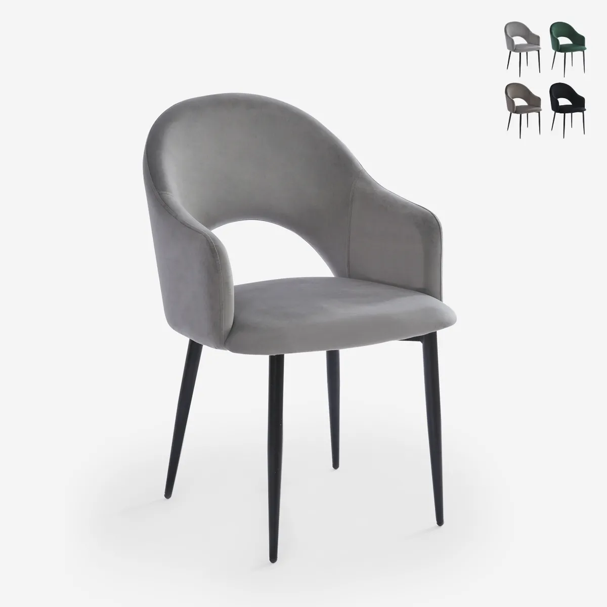 Ahd Amazing Home Design Chaise Rozan - Gris Ahd Amazing Home Design Chaise Rozan - Gris