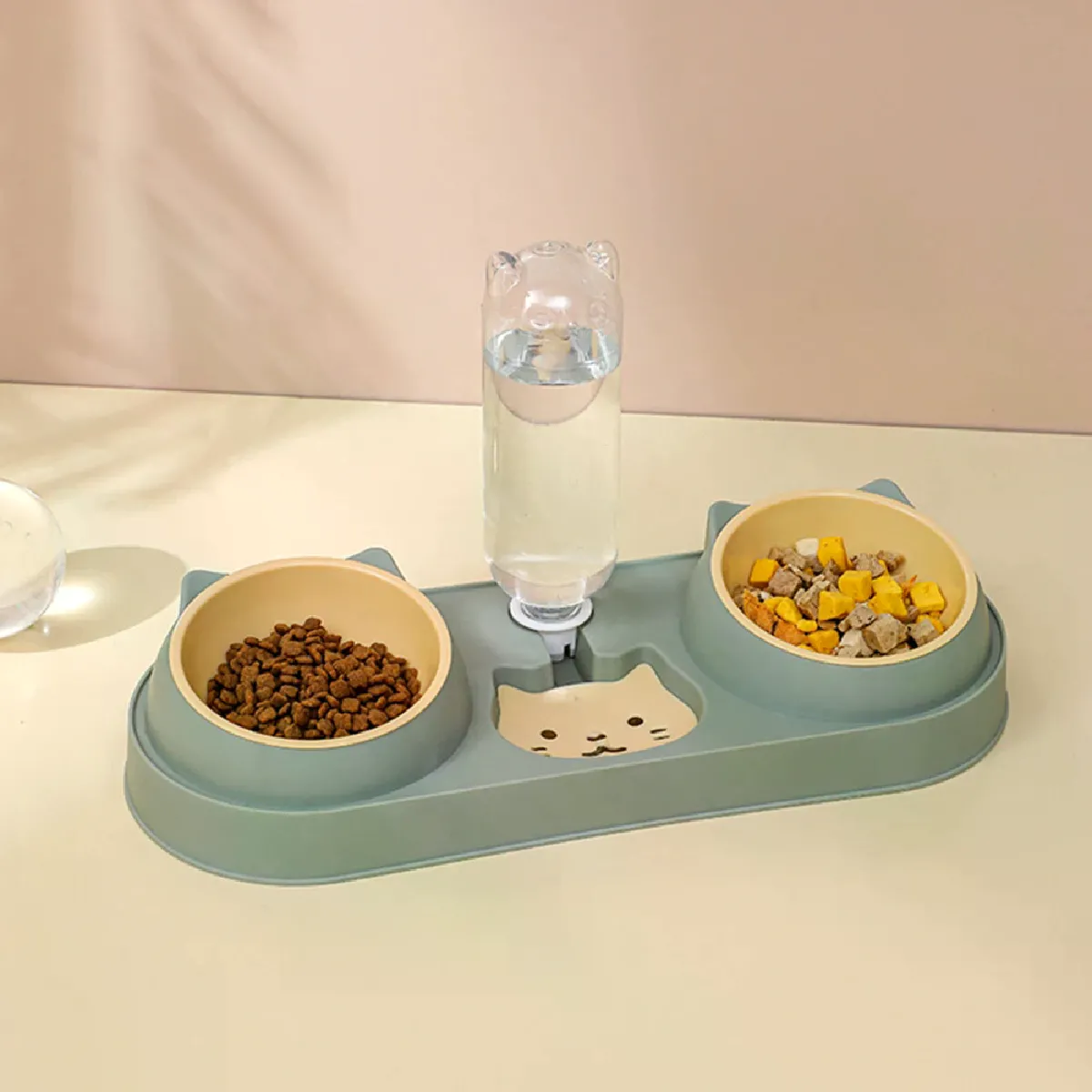 Comparer les prix de Bol à nourriture automatique - Support surélevé